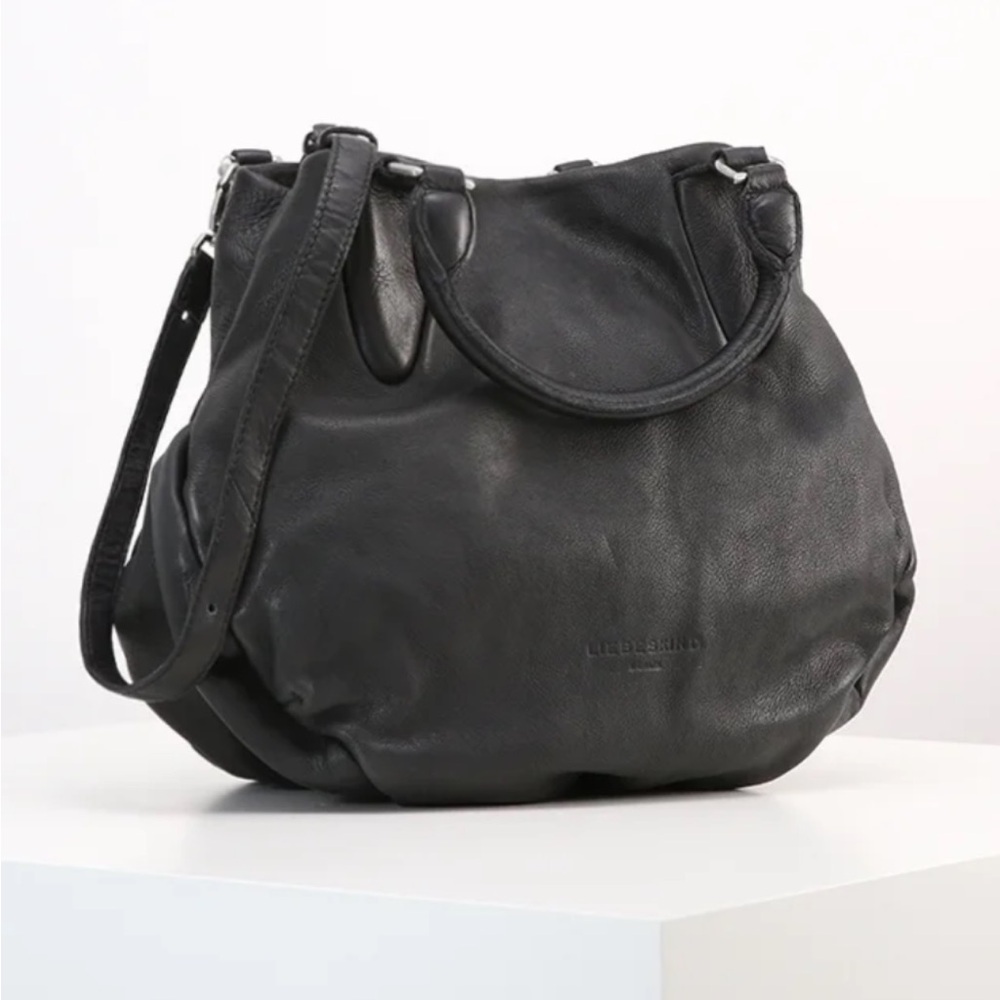 Liebeskind Women's Leather Sima Satchel Handbag in Black
